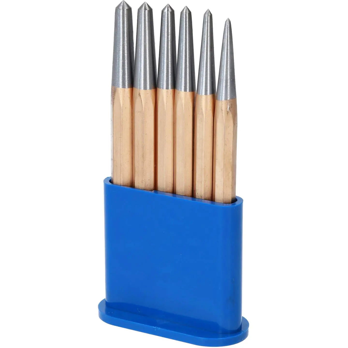 B-Ware Brilliant Tools Körner Satz Dorn Set Werkzeug Stahl 6tlg Kunststoffbox - 4042146866771