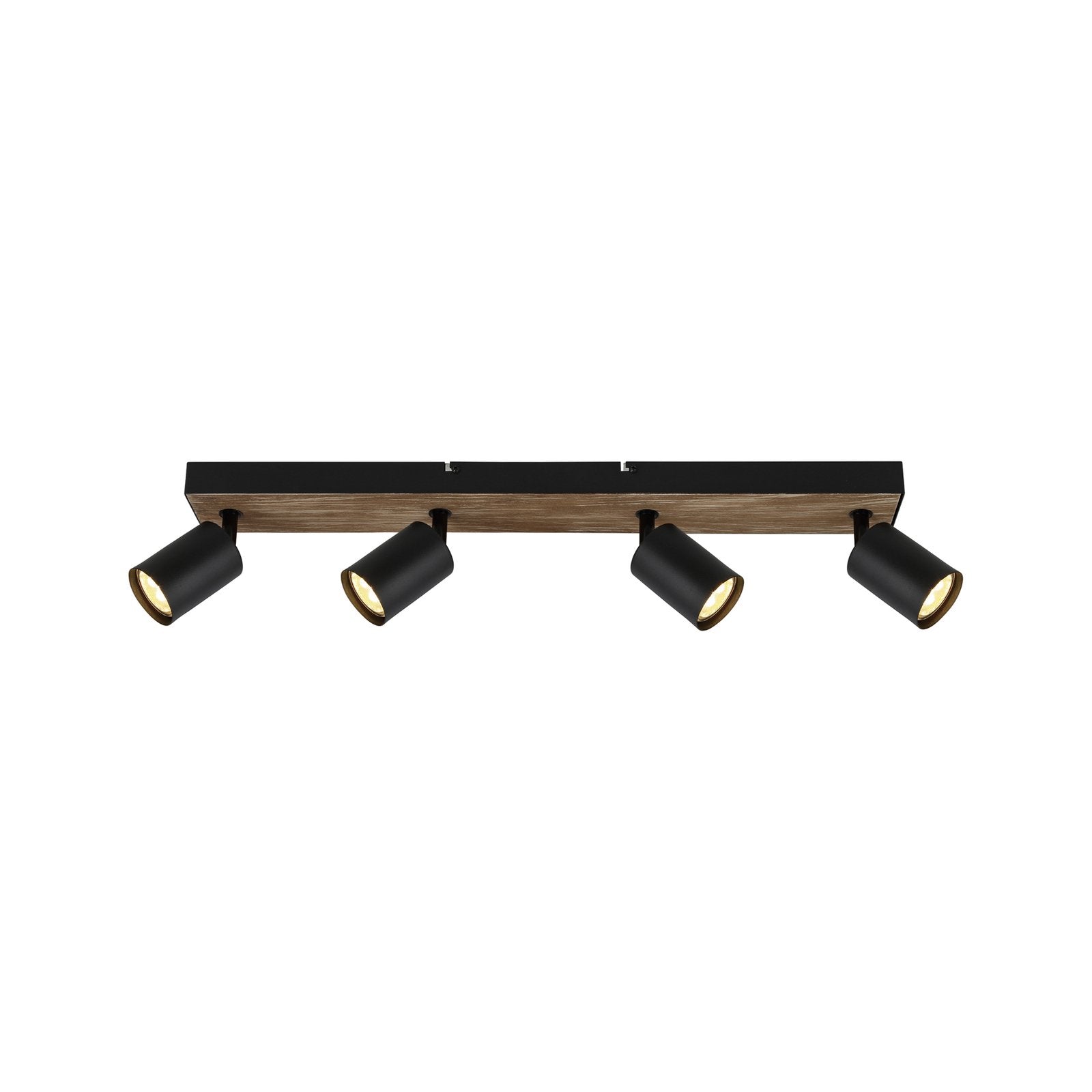 Jello Wandleuchte Lampe Wandlampe Wood schwarz holz vierflammig Beleuchtung - 4004353428401
