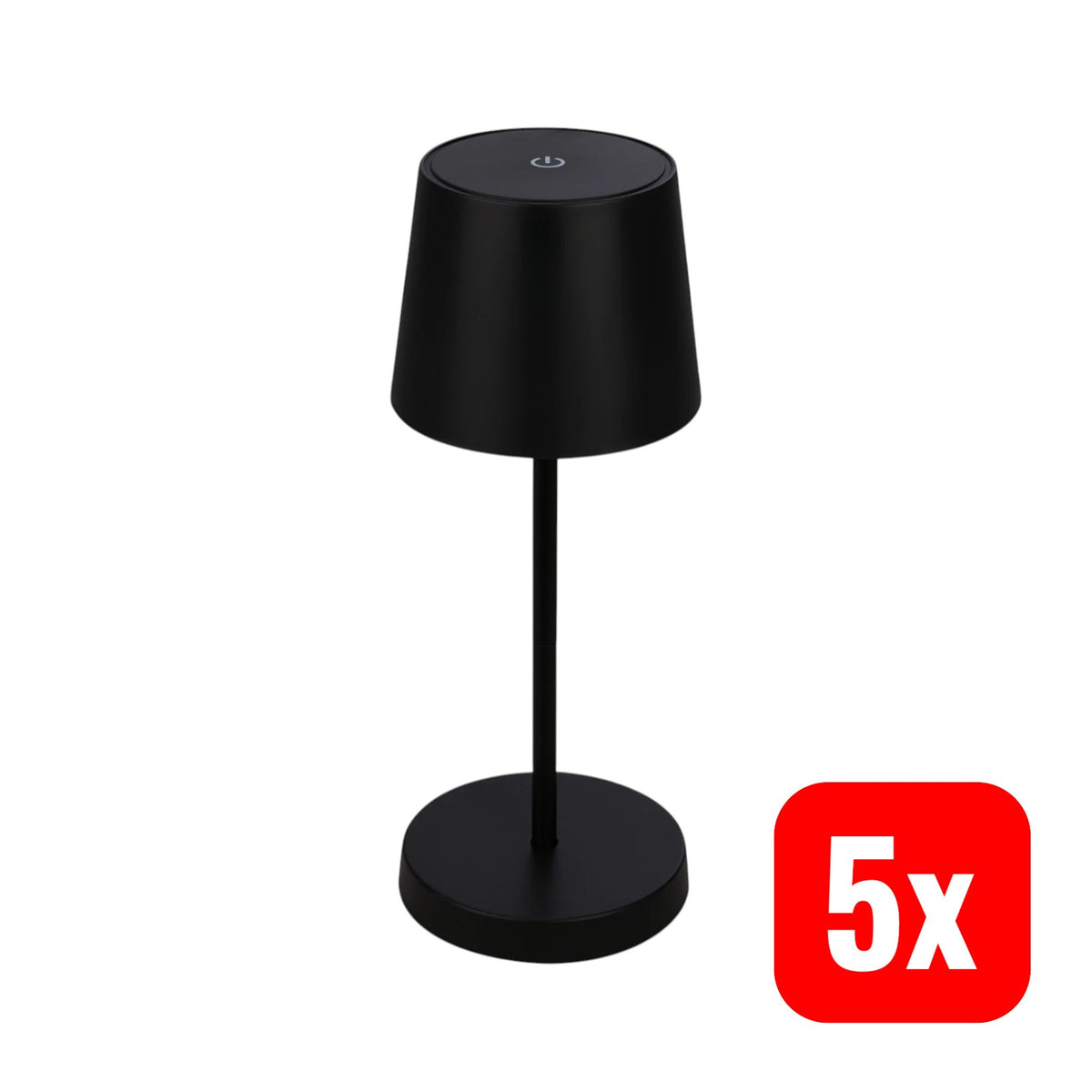 Briloner Tischlampe Leuchte LED Boja Kabellos Dimmbar Spritzwasserschutz 5 STÜCK - 4002707438427