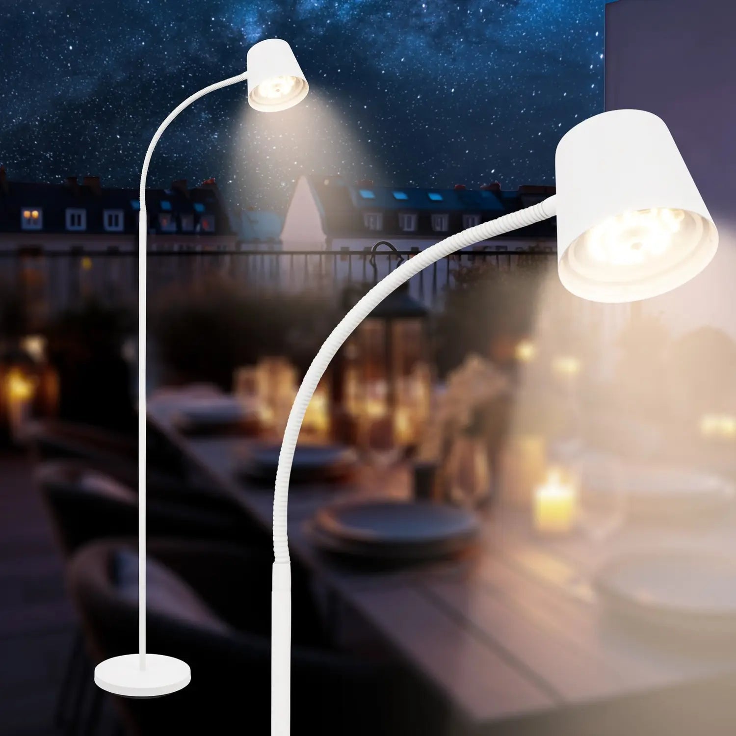B-Ware Briloner Stehleuchte Standleuchte Led Akku Cielo Touchdimmer Usb Kunststoff