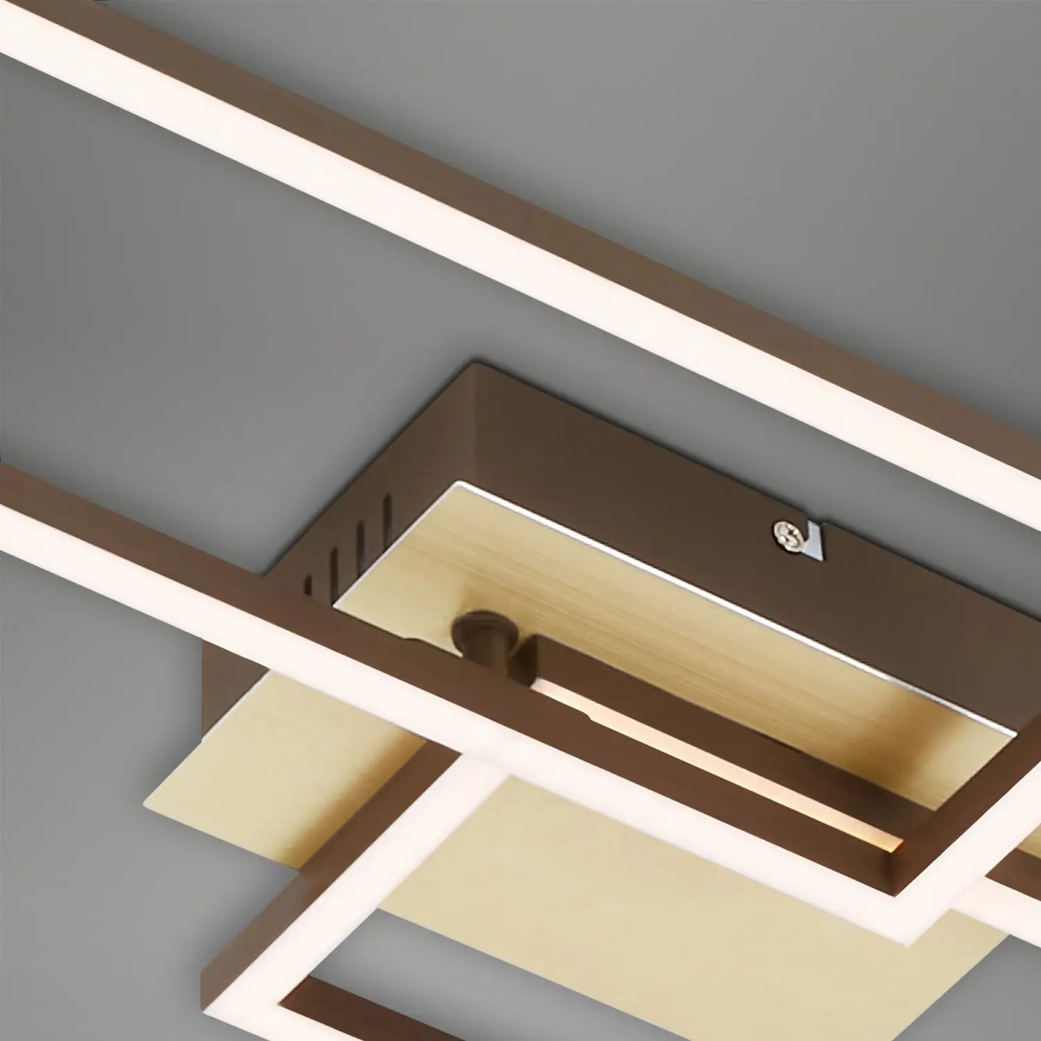 B-Ware Briloner Deckenleuchte Deckenlampe Led Frame Gold Fernbedienung Dimmbar - 4002707422198