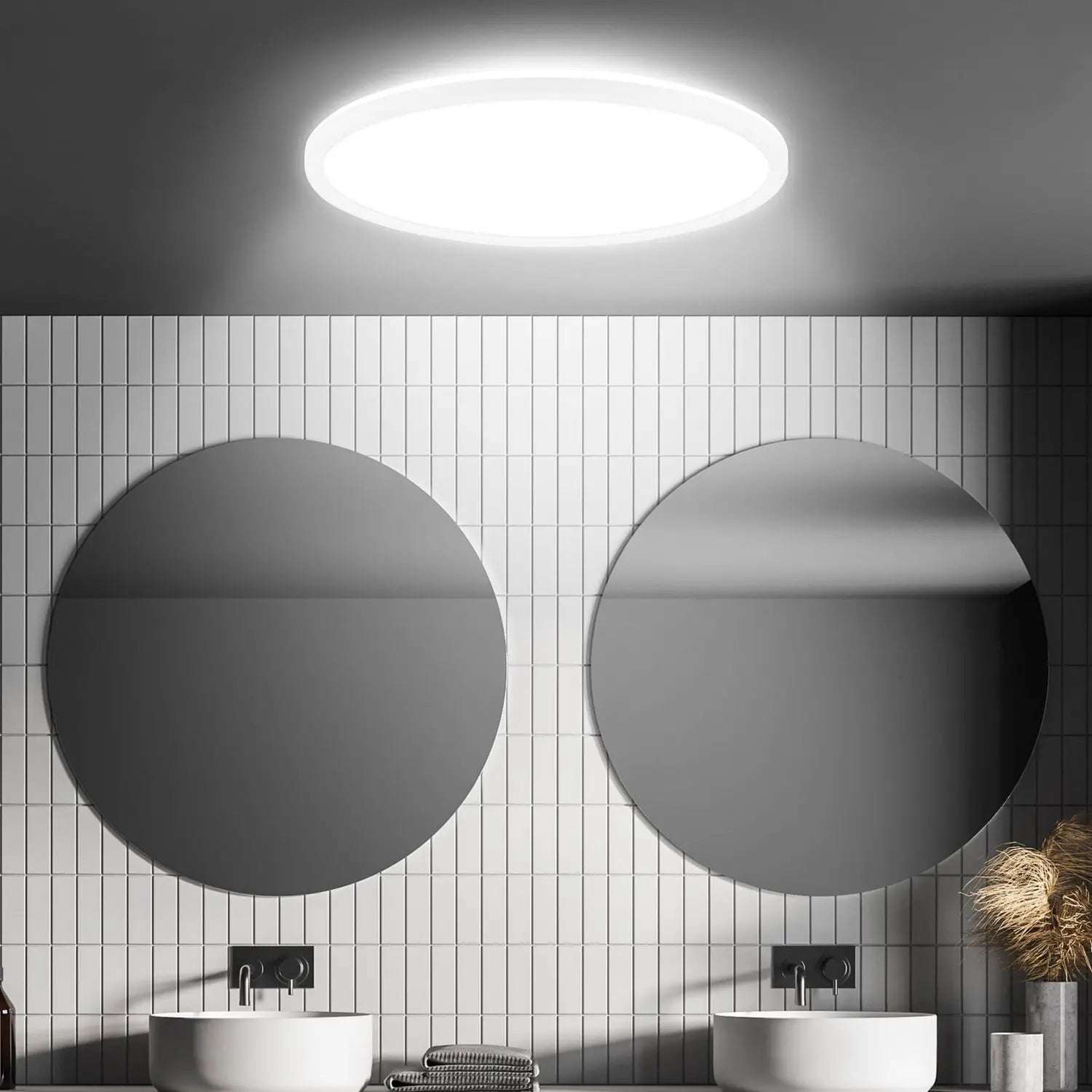 B-Ware Briloner Deckenleuchte Lampe Led Sensor ø 42 Cm Move Weiß Ip44 Kunststoff 4000 K - 4002707460381