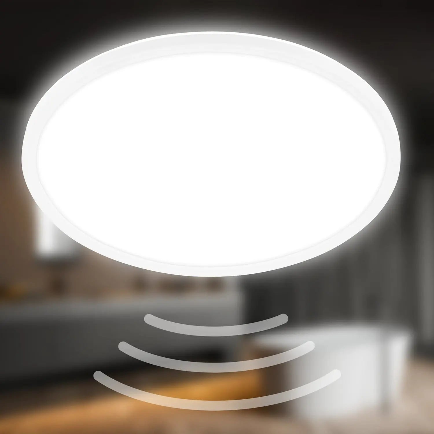B-Ware Briloner Deckenleuchte Lampe Led Sensor ø 42 Cm Move Weiß Ip44 Kunststoff 4000 K - 4002707460381