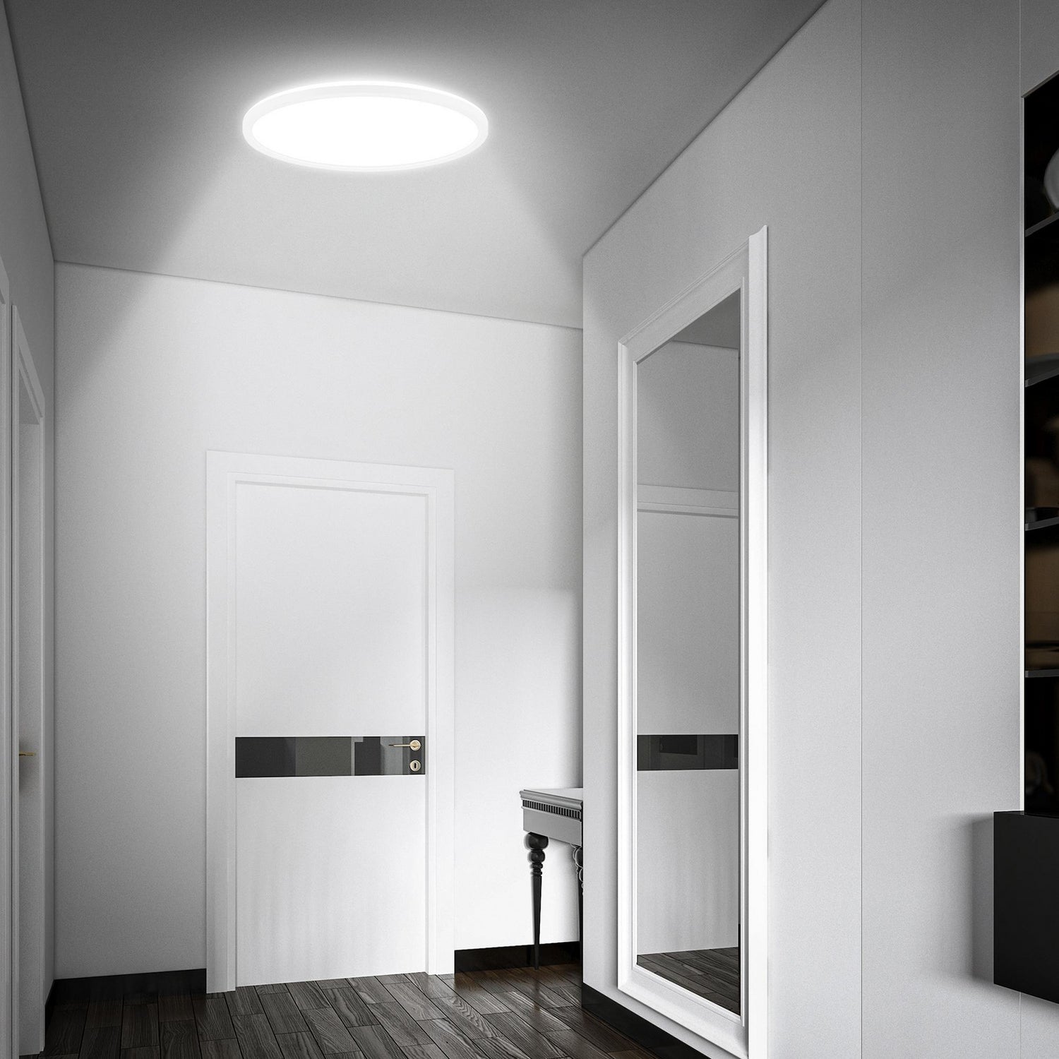 B-Ware Briloner Deckenleuchte Lampe Led Sensor ø 42 Cm Move Weiß Ip44 Kunststoff 4000 K - 4002707460381