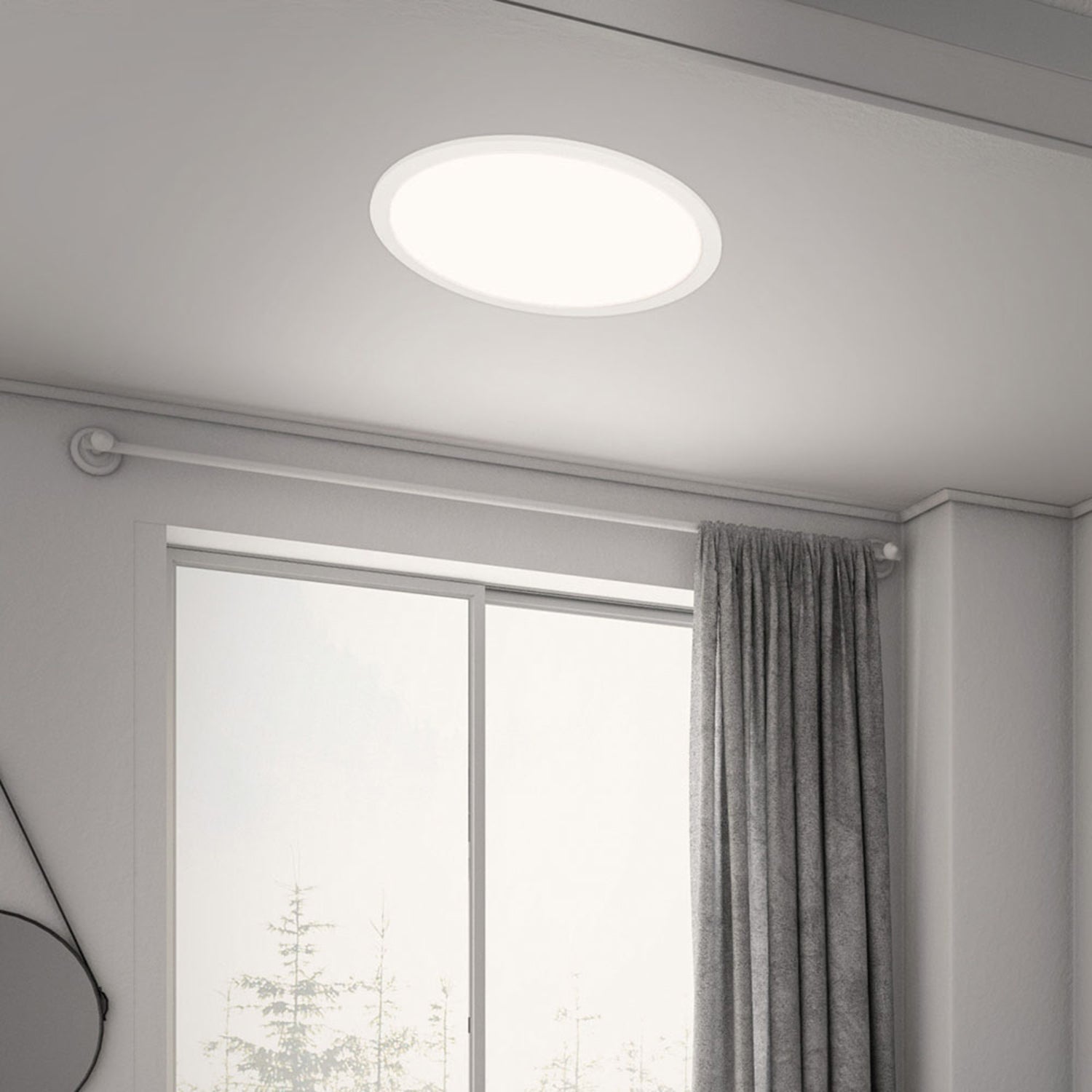 B-Ware Briloner Deckenleuchte Piatto Led Panel Fernbedienung Weiß Rund Cct 40 Cm 22 W - 4002707396925