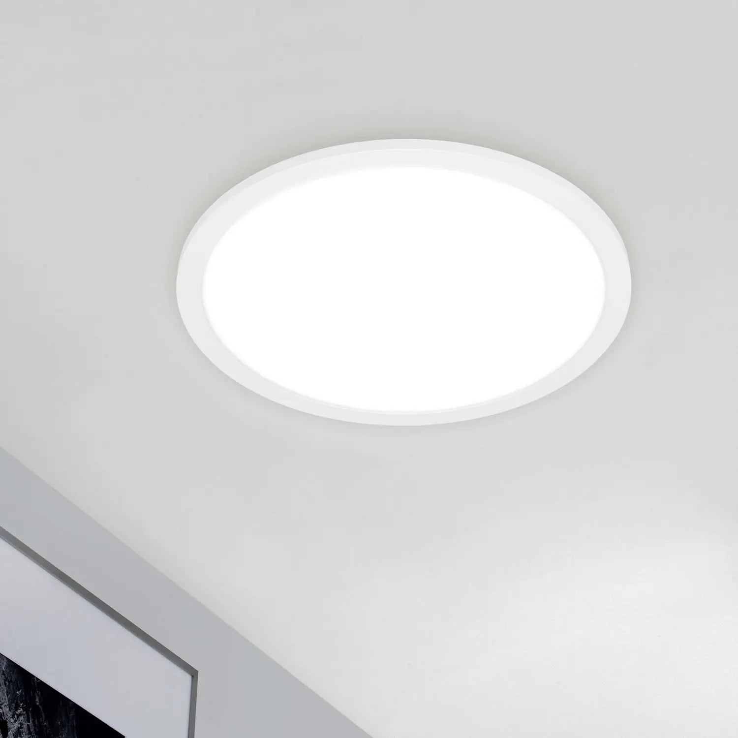 B-Ware Briloner Deckenleuchte Piatto Led Panel Fernbedienung Weiß Rund Cct 40 Cm 22 W - 4002707396925