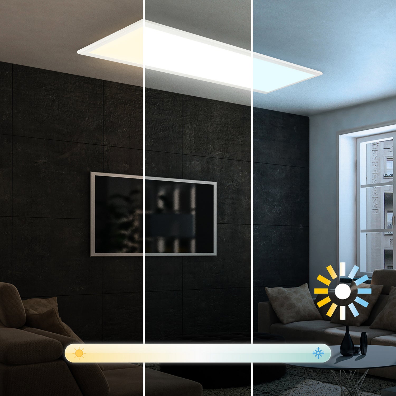 B-Ware Briloner Led Panel Deckenleuchte Leuchte Piatto Cct Fernbedienung Weiß Dimmer - 4002707484257