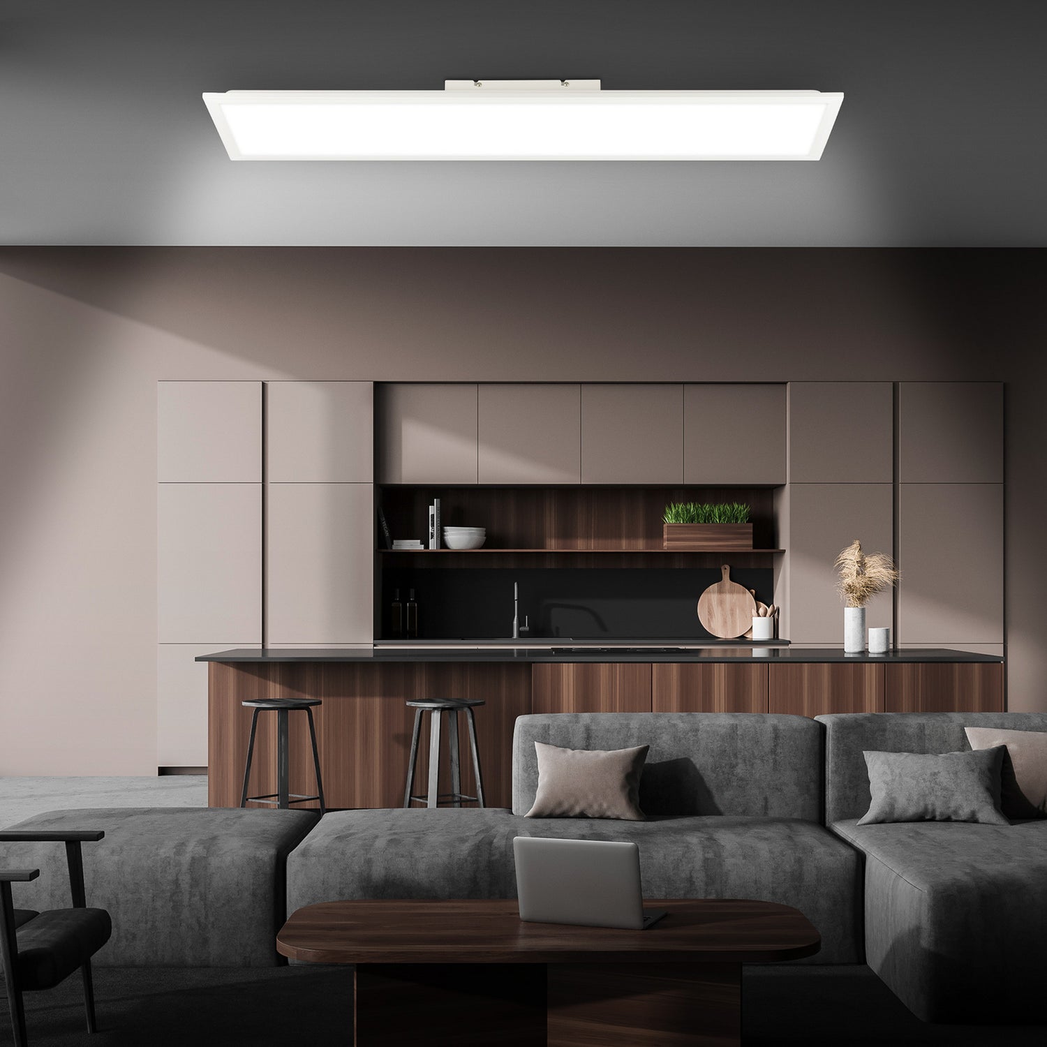 B-Ware Briloner Led Panel Deckenleuchte Leuchte Piatto Cct Fernbedienung Weiß Dimmer - 4002707484257