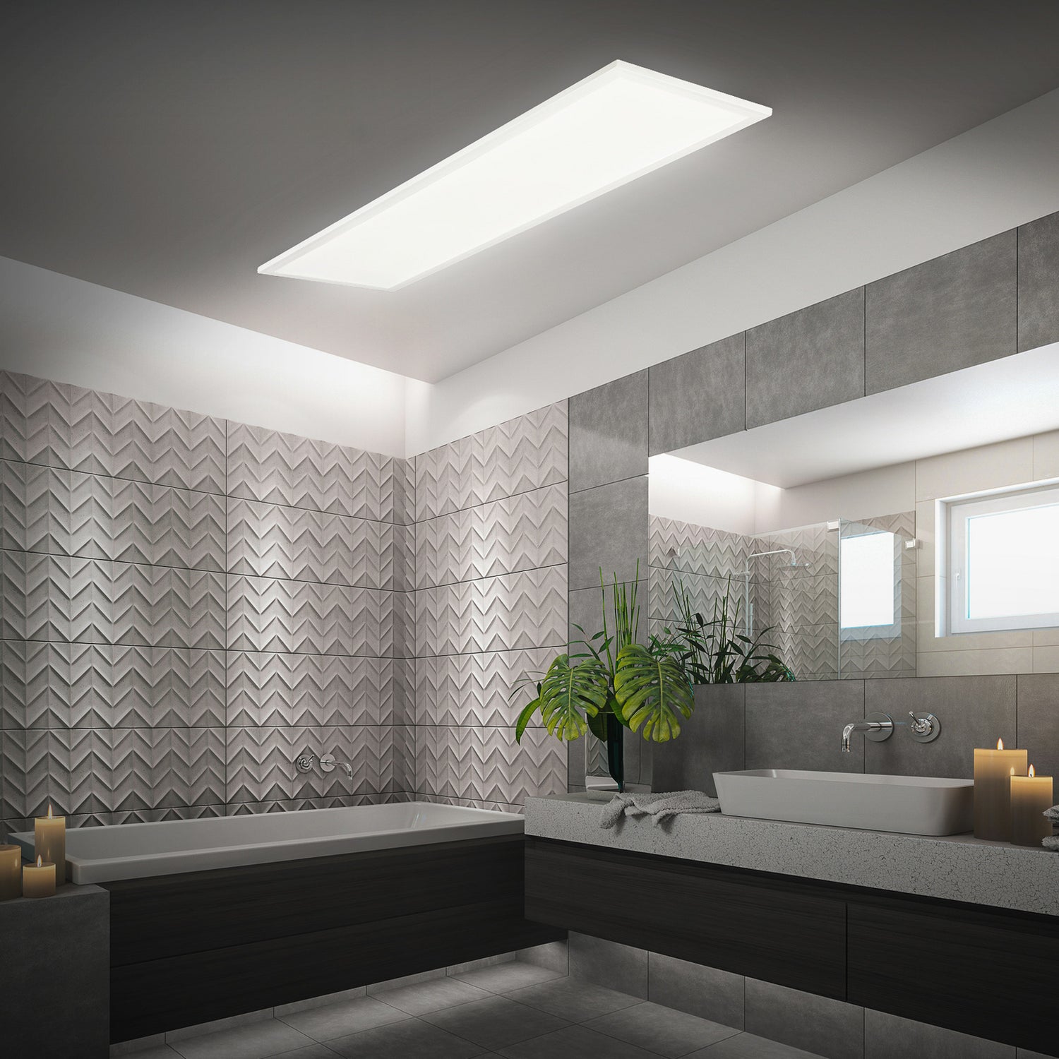 B-Ware Briloner Led Panel Deckenleuchte Leuchte Piatto Cct Fernbedienung Weiß Dimmer - 4002707484257