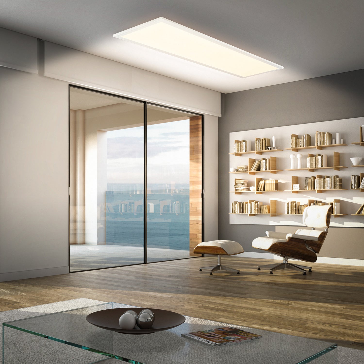 B-Ware Briloner Led Panel Deckenleuchte Leuchte Piatto Cct Fernbedienung Weiß Dimmer - 4002707484257