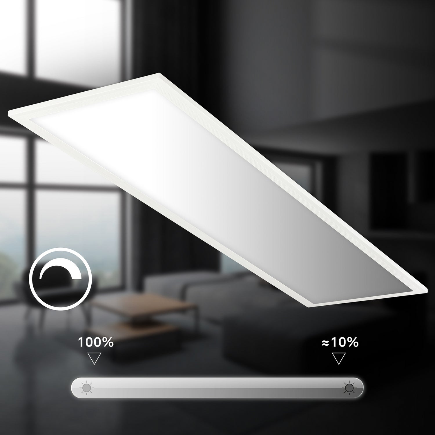 B-Ware Briloner Led Panel Deckenleuchte Leuchte Piatto Cct Fernbedienung Weiß Dimmer - 4002707484257