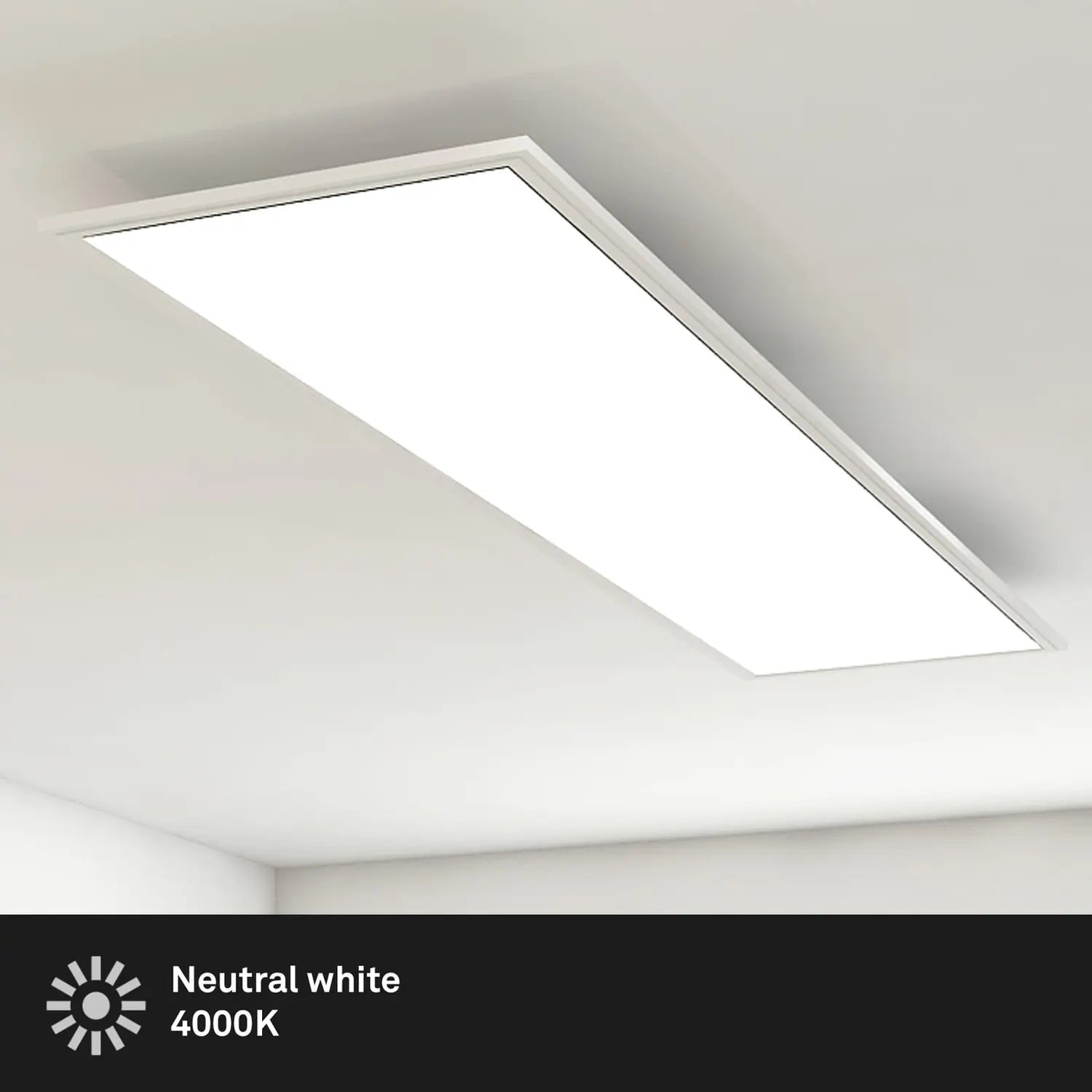 B-Ware Briloner Led Panel Deckenleuchte Weiß Panel Simple Universalweiß 119,5 Cm 4000 K - 4002707343448