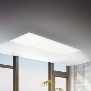 B-Ware Briloner Deckenleuchte Panel Leuchte Led Simple Weiß 100 Cm 25 Cm 4000 K Ip44