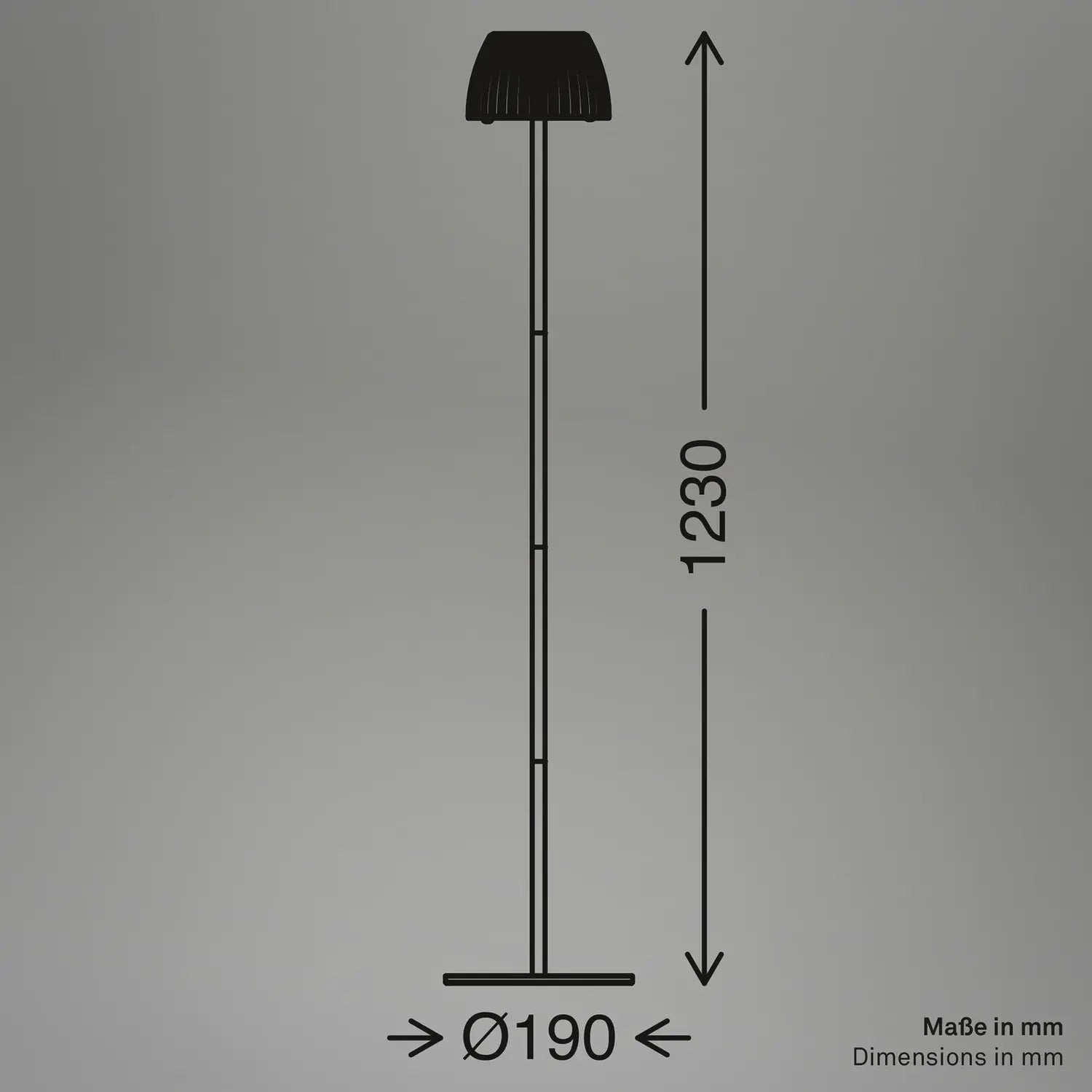 B-Ware Briloner Led Stehlampe Stehleuchte Loca Weiß Metall Kunststoff Touch H123cm - 4002707485704