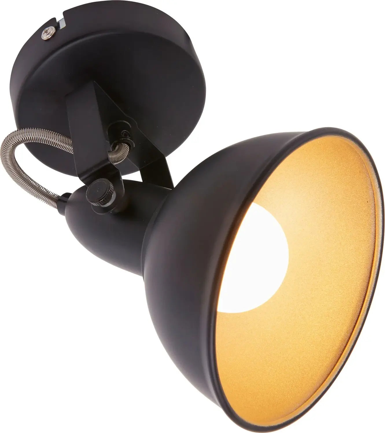 B-Ware Briloner Wandlampe Wandspot Leuchte Lampe Innen Metall Schwarz Retro 2 Stück - 4002707321323