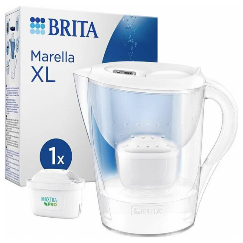 Filtre à eau Brita Marella XL de qualité B, système de filtration Maxtra Pro All In blanc