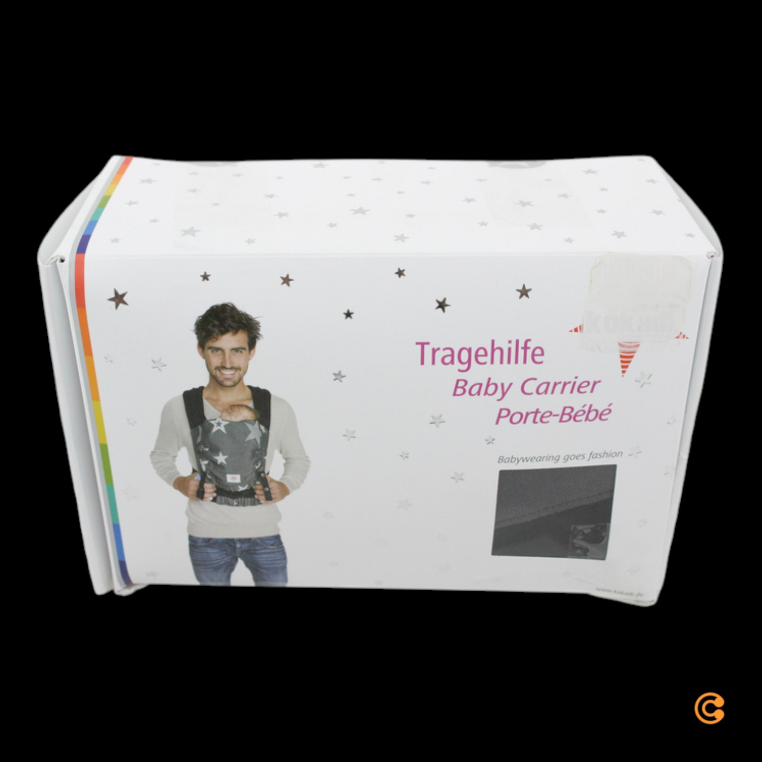 Kokadi Tai Tai Just Mr.Grey Gr: Baby Babytrage Bauchtrage Trage Kindertrage Grau B-Ware - 4250715749756