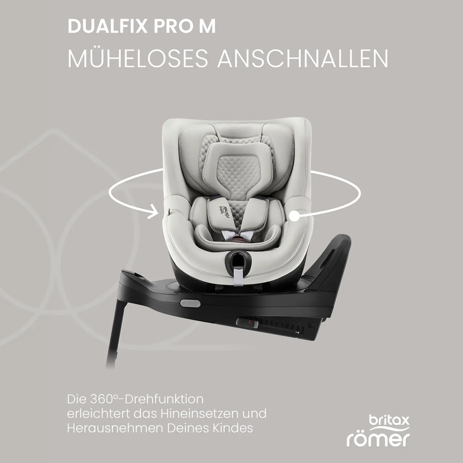 B-Ware Britax Römer Kindersitz Autositz Dualfix Pro M Lux Warm Caramel Drehbar Isofix - 4000984939262