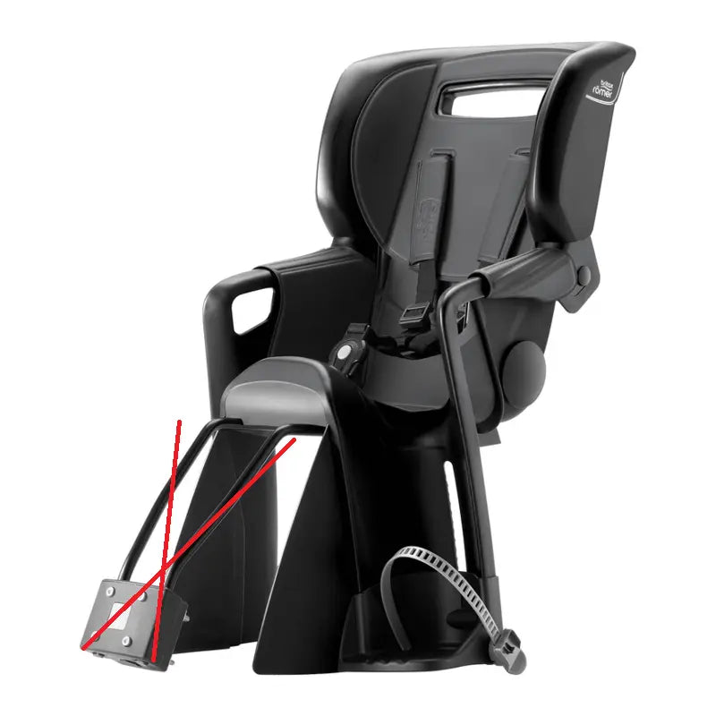 B-Ware Britax Römer Jockey Pro Mineral Grey Kinderfahrradsitz Siehe Text/Foto - 4000986034132