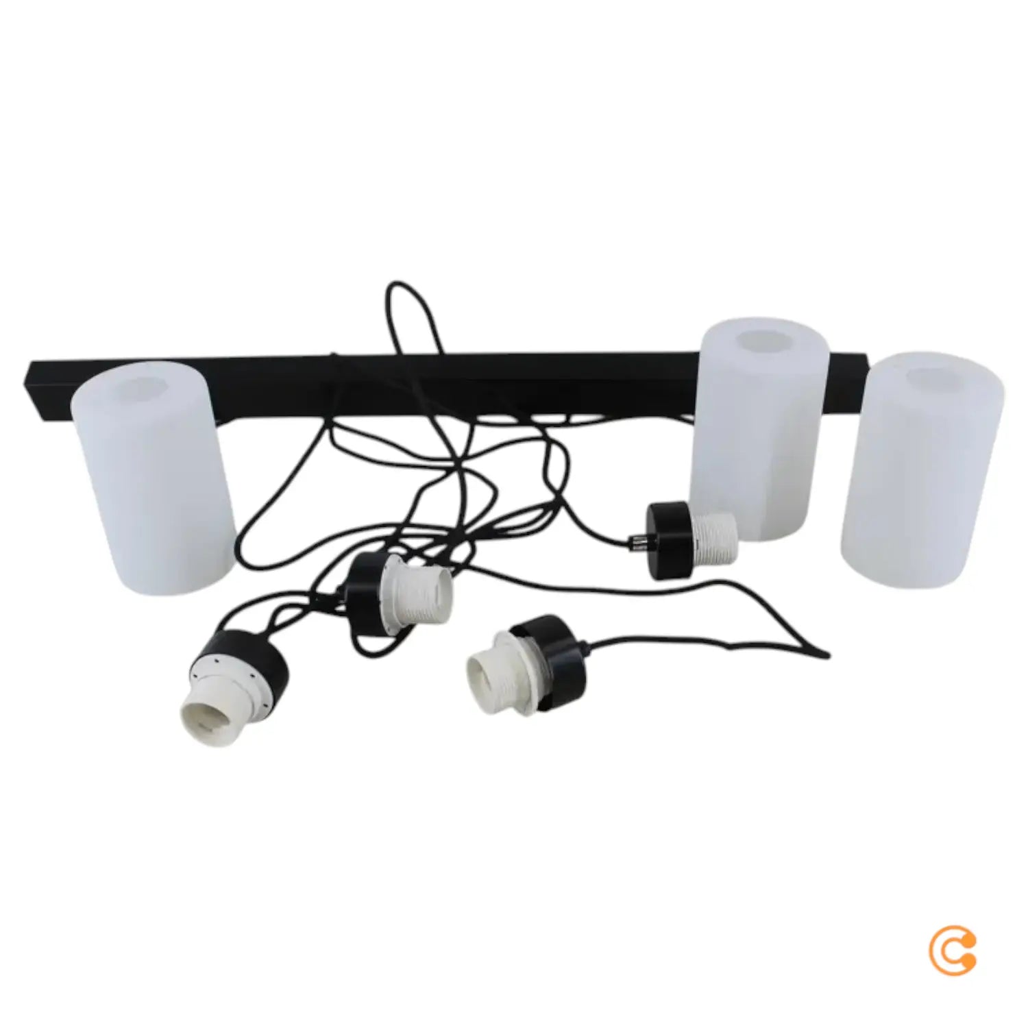 B-Ware Britop Pendelleuchte Hängelampe Vitrio 4 Fl. Länglich Schwarz Siehe Text/Foto - 5907642768457