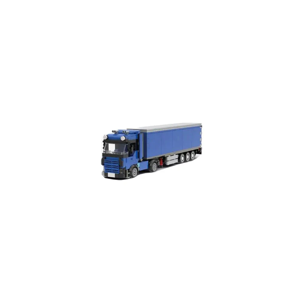 BRIXIES Plus LKW mit Auflieger für kreative Baumeister ab 6 Jahren - 4260510517160