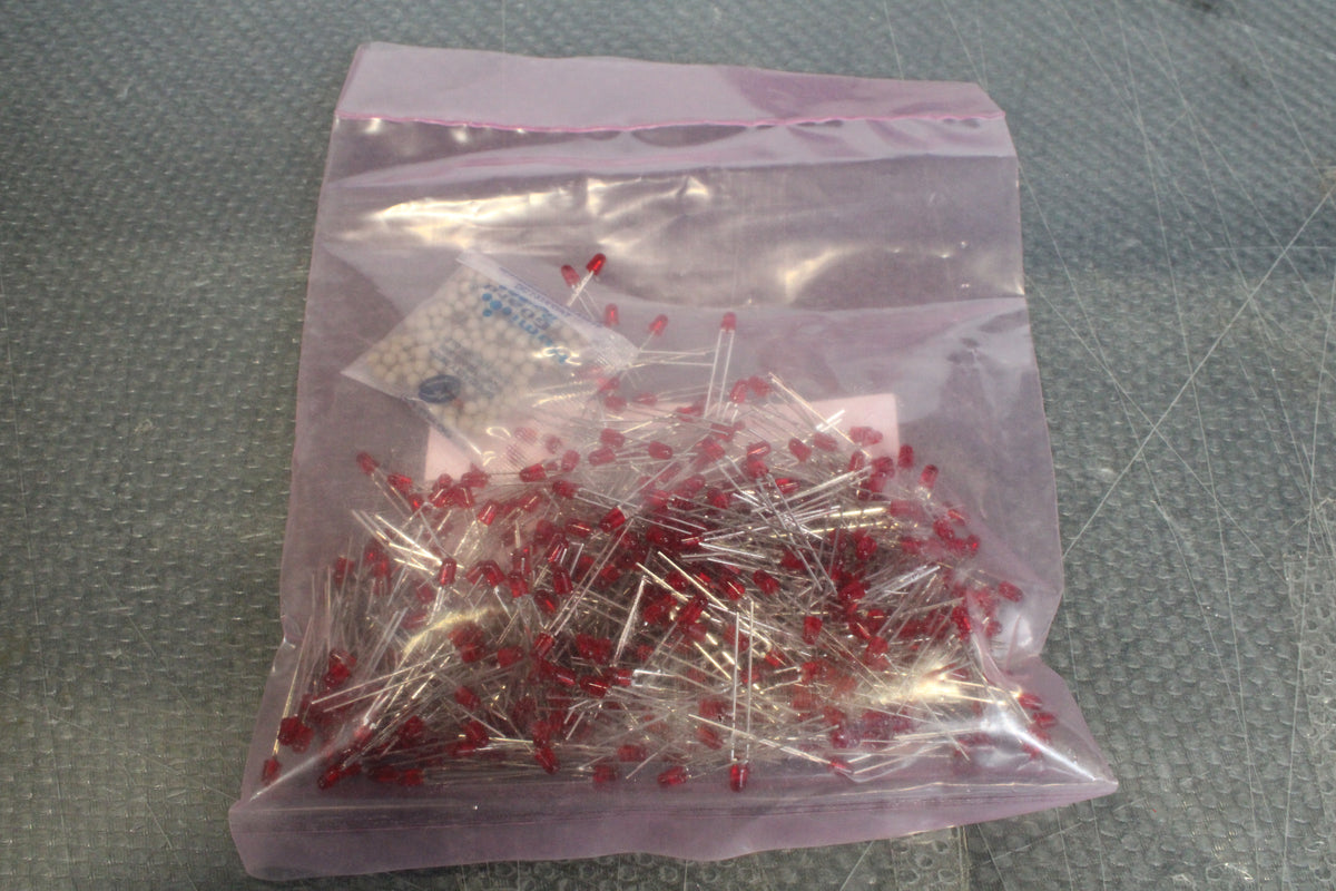 Broadcom LED Leuchtdiode Lampe Rot bedrahtet 3 mm 45 mcd 60 Grad 20 mA 600 STÜCK - 2050000589362