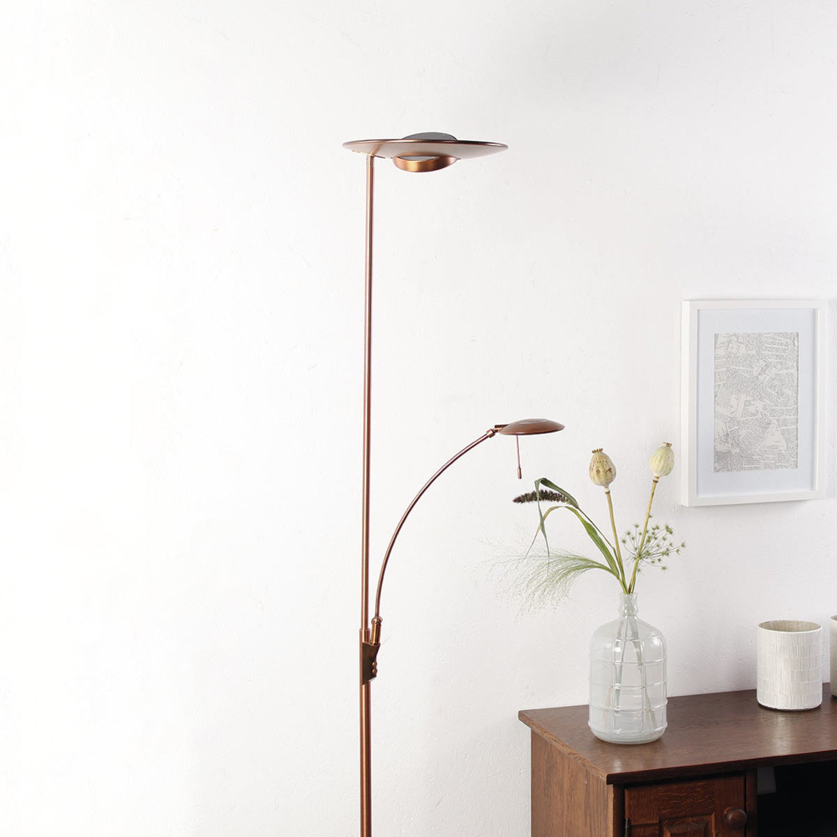 Steinhauer Stehlampe Standlampe LED bronze Dimmer Zenith SIEHE TEXT/FOTO - 8712746113372