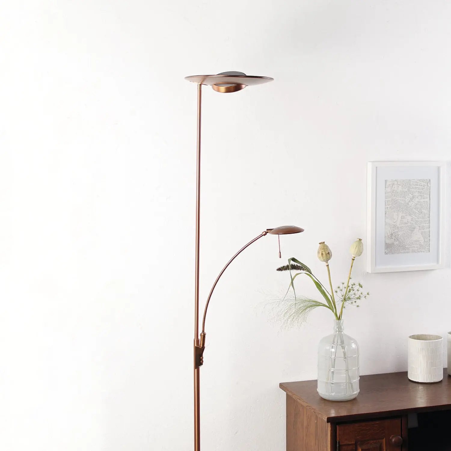 B-Ware Steinhauer Stehlampe Standlampe Led Bronze Dimmer Zenith Siehe Text/Foto - 8712746113372
