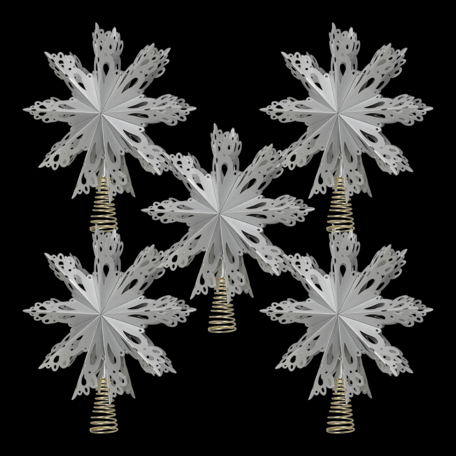 Broste Copenhagen Weihnachtsstern Christbaumspitze ø 30 Cm Silber 5 Stück B-Ware