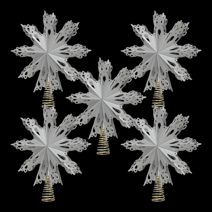 Broste Copenhagen Weihnachtsstern Christbaumspitze ø 30 Cm Silber 5 Stück B-Ware