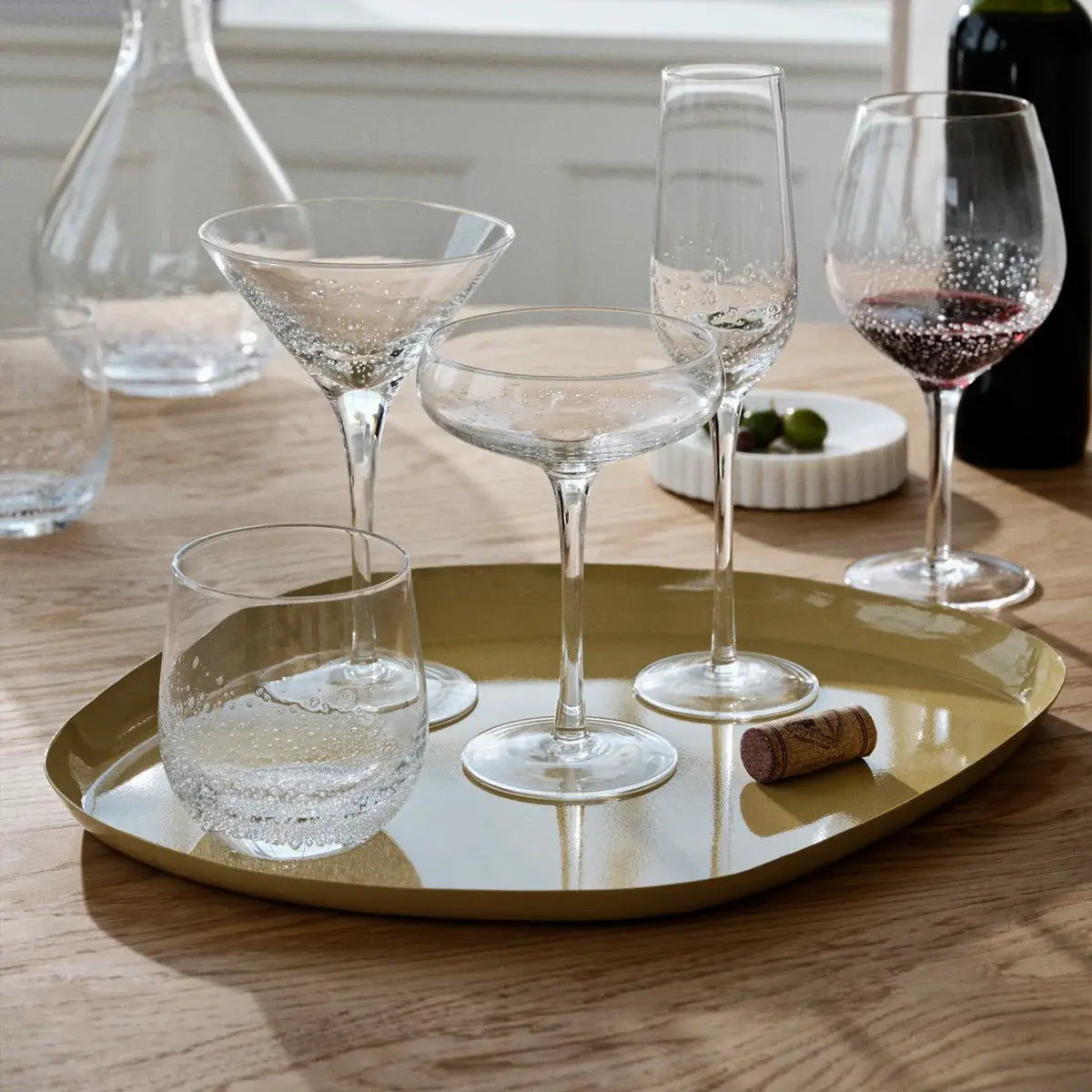 B-Ware Broste Copenhagen Serviertablett Tablett Mie Castle Beige 32 X 39 Cm Eisen - 5710688300914