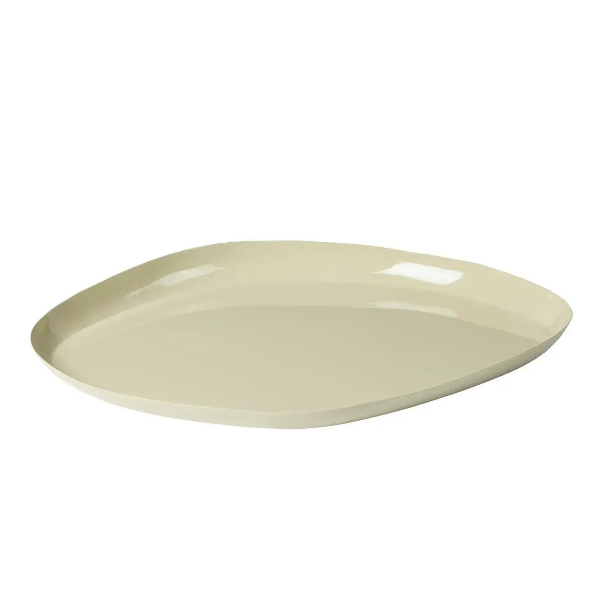 B-Ware Broste Copenhagen Serviertablett Tablett Mie Castle Beige 32 X 39 Cm Eisen - 5710688300914