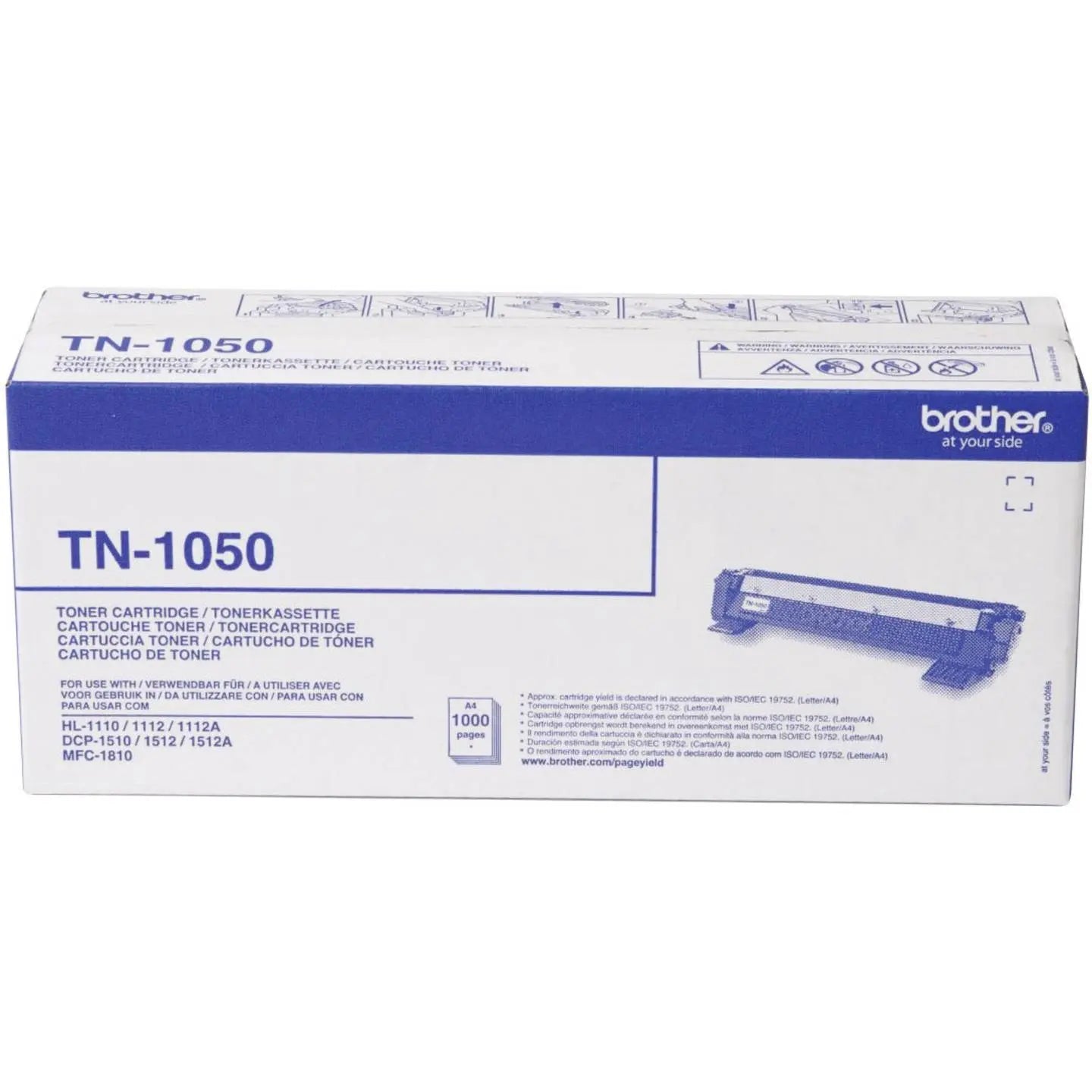 B-Ware Brother Toner Kartusche Schwarz Original Tn1050 Standard Tonereinheit 1000 Pages