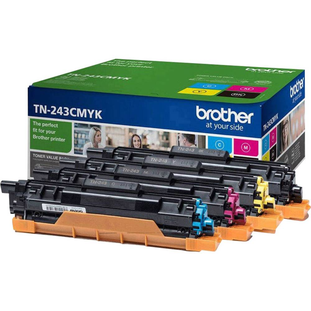 B-Ware Brother Toner Tn 243 Multipack Original Kombi Pack Schwarz Cyan Magenta Gelb - 4977766787611