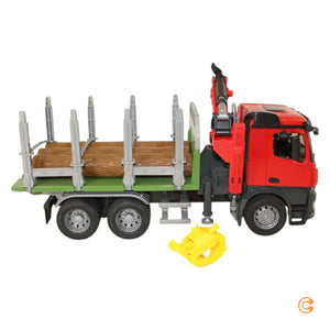 B-Ware Bruder Lkw Modell Mercedes Benz Arocs Holztransporter Modell Siehe Text/Foto