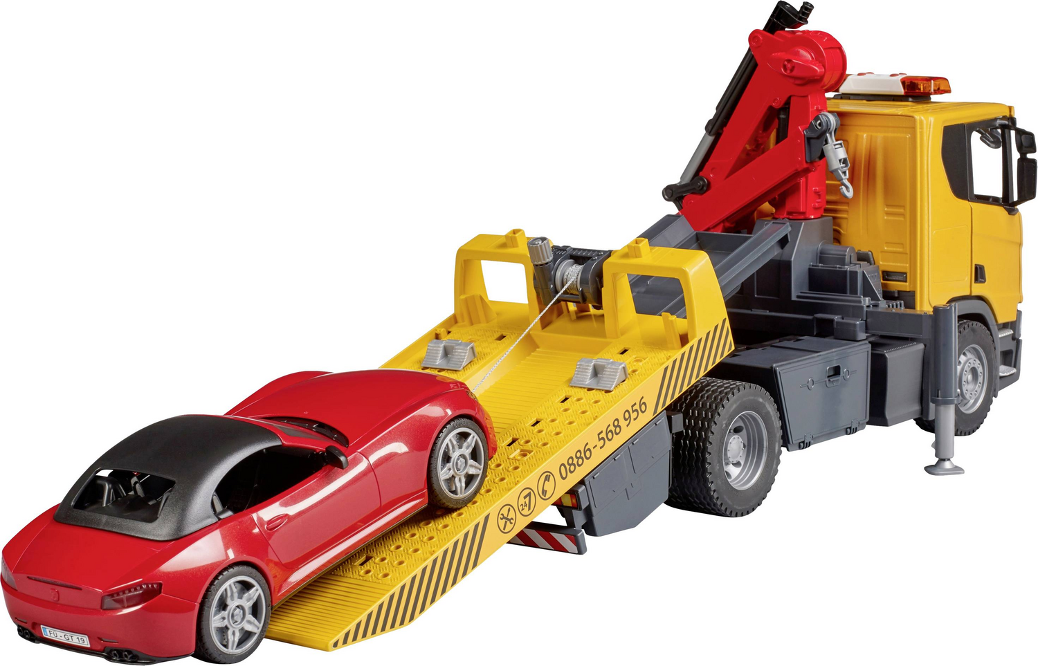 B-Ware Bruder Abschlepp Lkw Nutzfahrzeug Modell Roadster Scania Super 560 R Roadster Lkw