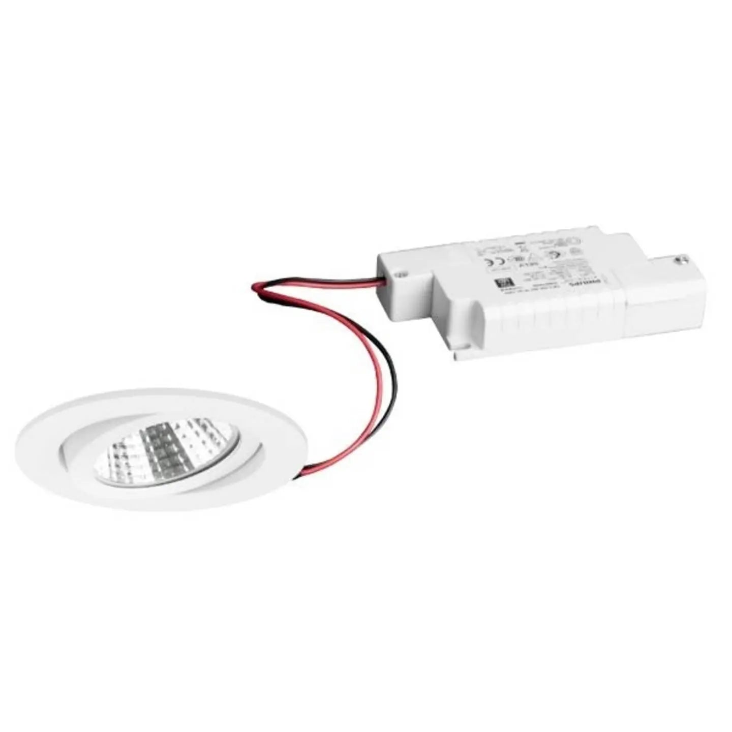 B-Ware Brumberg Einbaustrahler Set Deckenstrahler Led Spot Strukturweiß Rund Dimmbar 6 W - 4251433953999