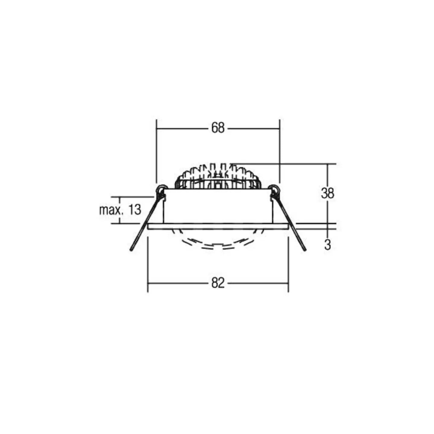 B-Ware Brumberg Led Einbaustrahler Set Einbauleuchte Deckenleuchte Rund 2 Stück - 4251433981978