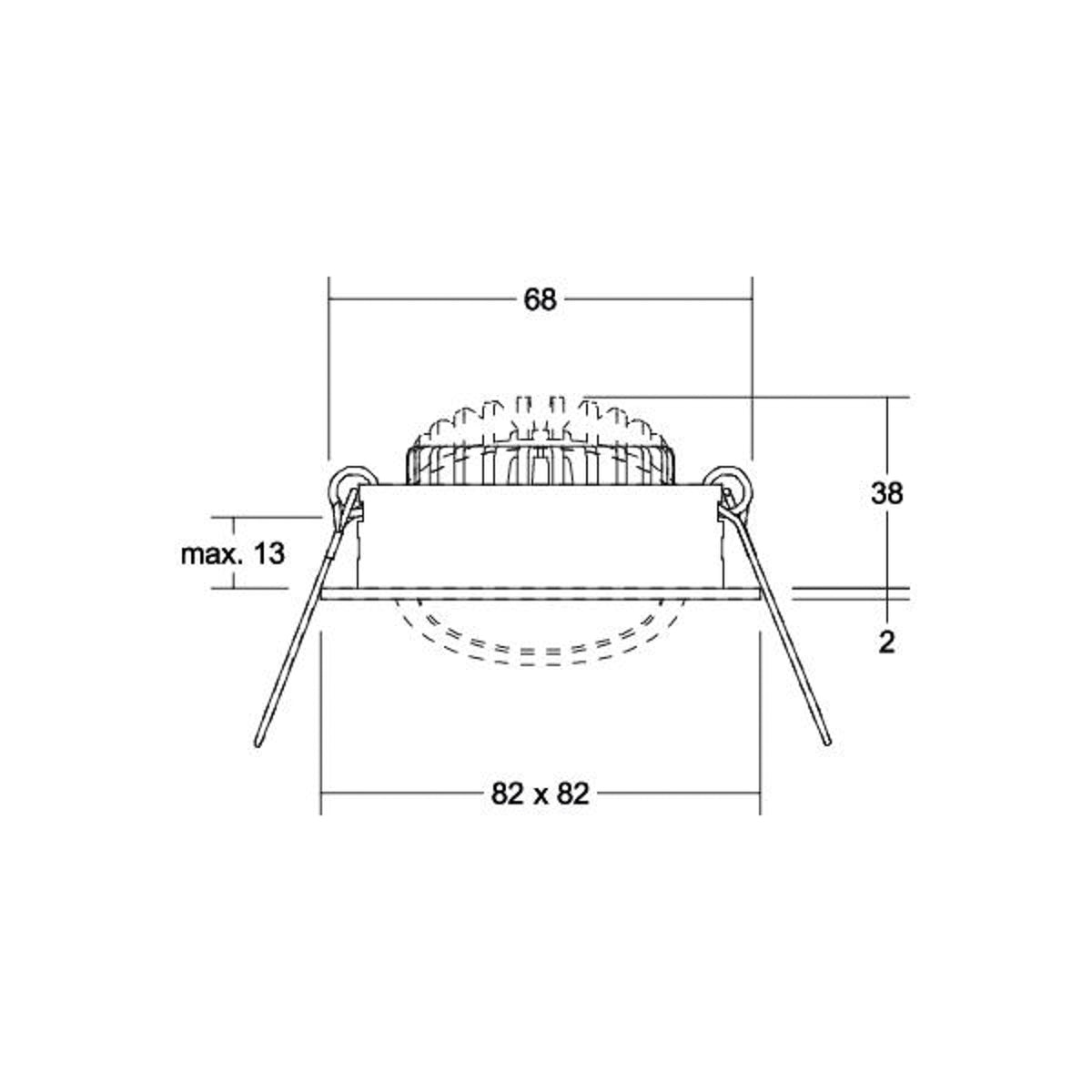 BRUMBERG BB05 Einbauleuchte Downlight RC Anschlussbox weiß LED Beleuchtung - 4251433936060
