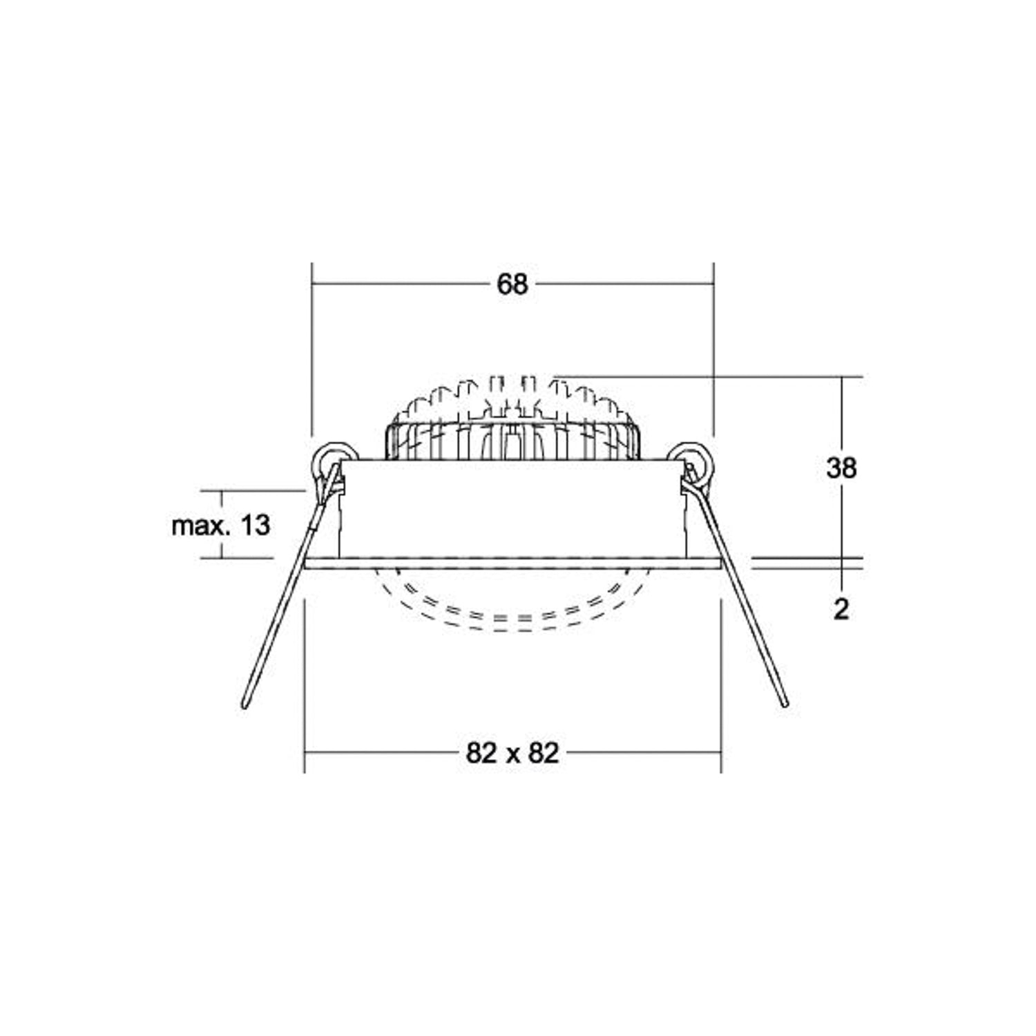B-Ware Brumberg Bb05 Einbauleuchte Downlight Rc Anschlussbox Weiß Led Beleuchtung - 4251433936060