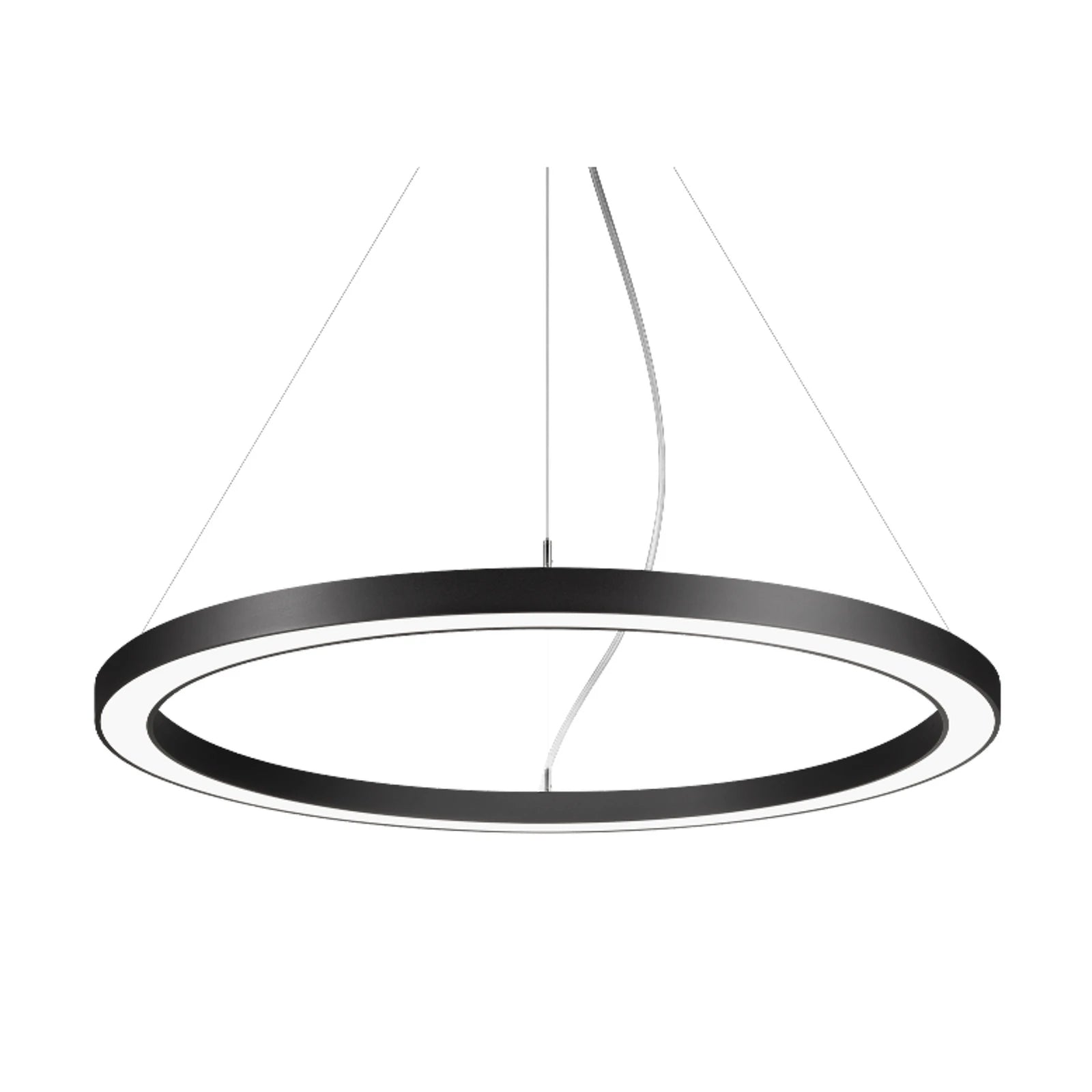 BRUMBERG Pendelleuchte Hängelampe Biro Circle Ring5 LED schwarz Aluminium 45cm - 4251433969181