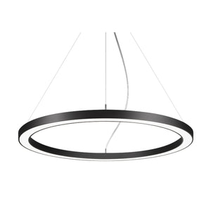 B-Ware BRUMBERG Pendelleuchte Hängelampe Biro Circle Ring5 LED schwarz Aluminium 45cm