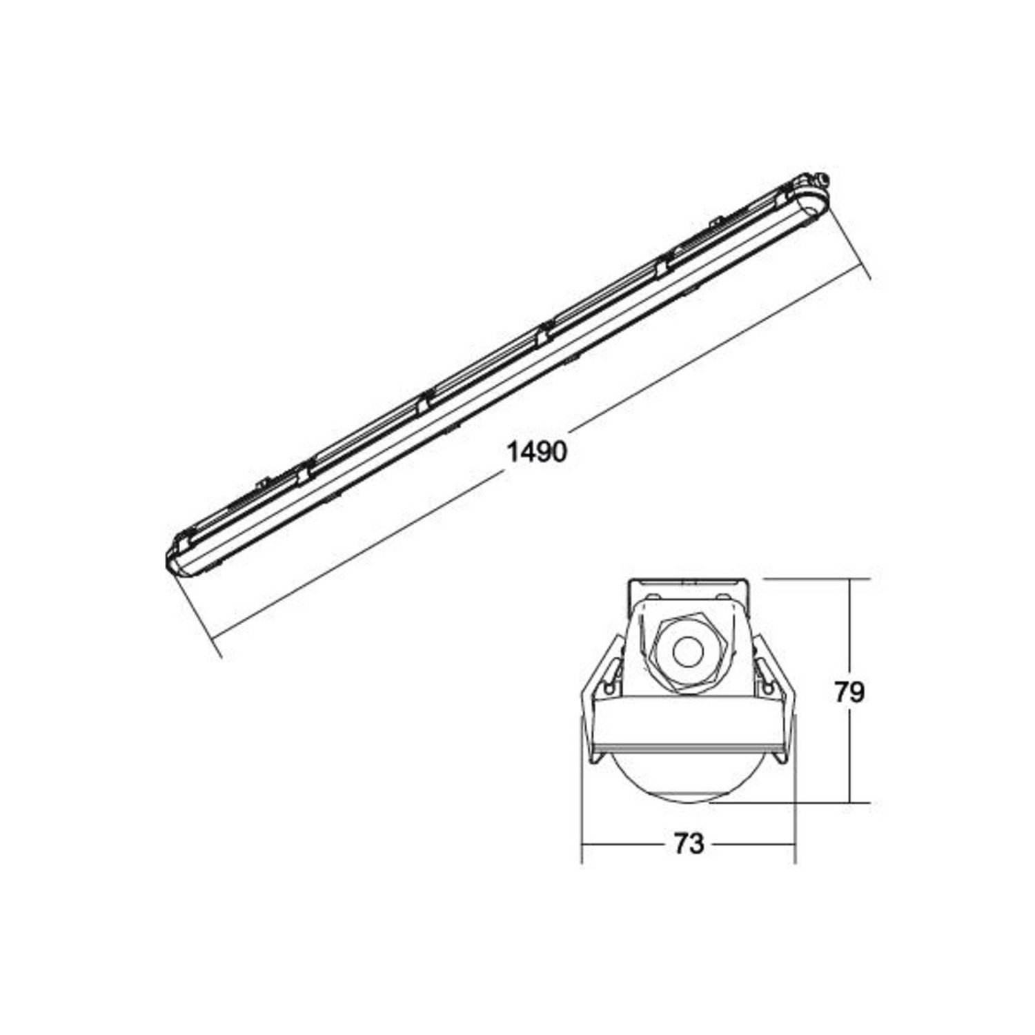 Brumberg Humid One Led Feuchtraumleuchte Hängeleuchte Pendellampe Siehe Text B-Ware - 4251433951575
