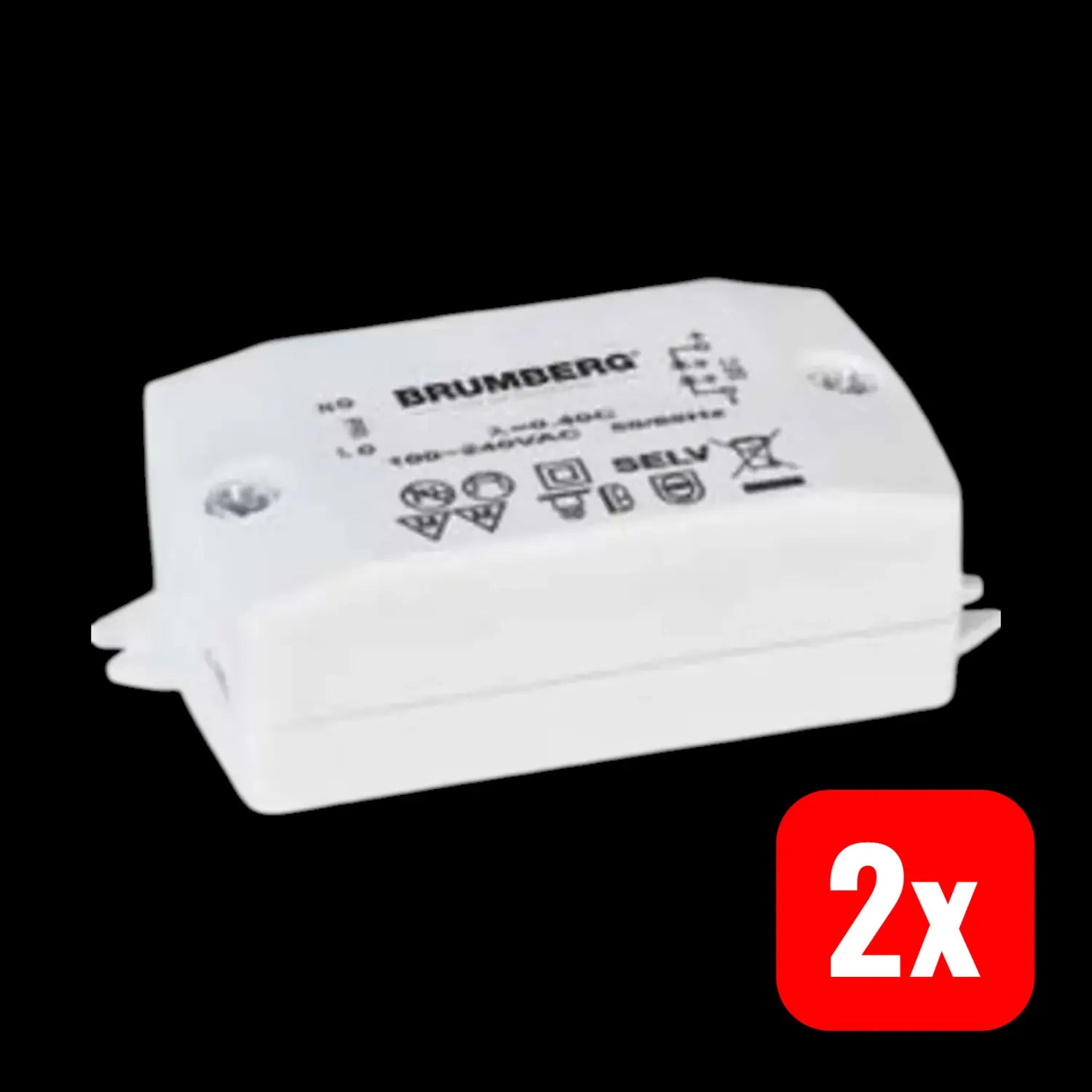 B-Ware Brumberg Netzteil Strom Led Trafo 7 W 24 V Nicht Dimmbar Kunststoff 2 Stück - 4250047774372