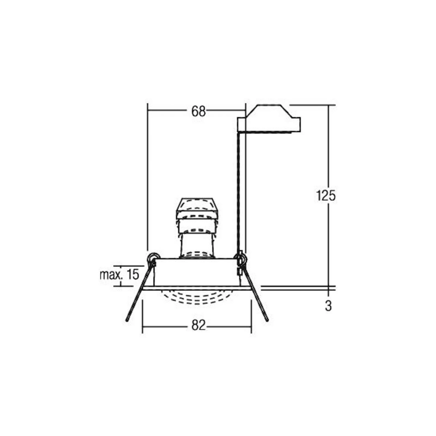 B-Ware Brumberg Einbaustrahler Spot Tirrel R Gu10 Fassung Weiß Matt Beleuchtung756 - 4250047780465
