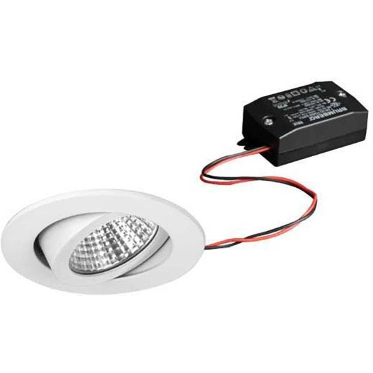 Brumberg Einbaustrahler Einbauleuchte LED Strahler Set weiß schwenkbar rund - 4251433918837