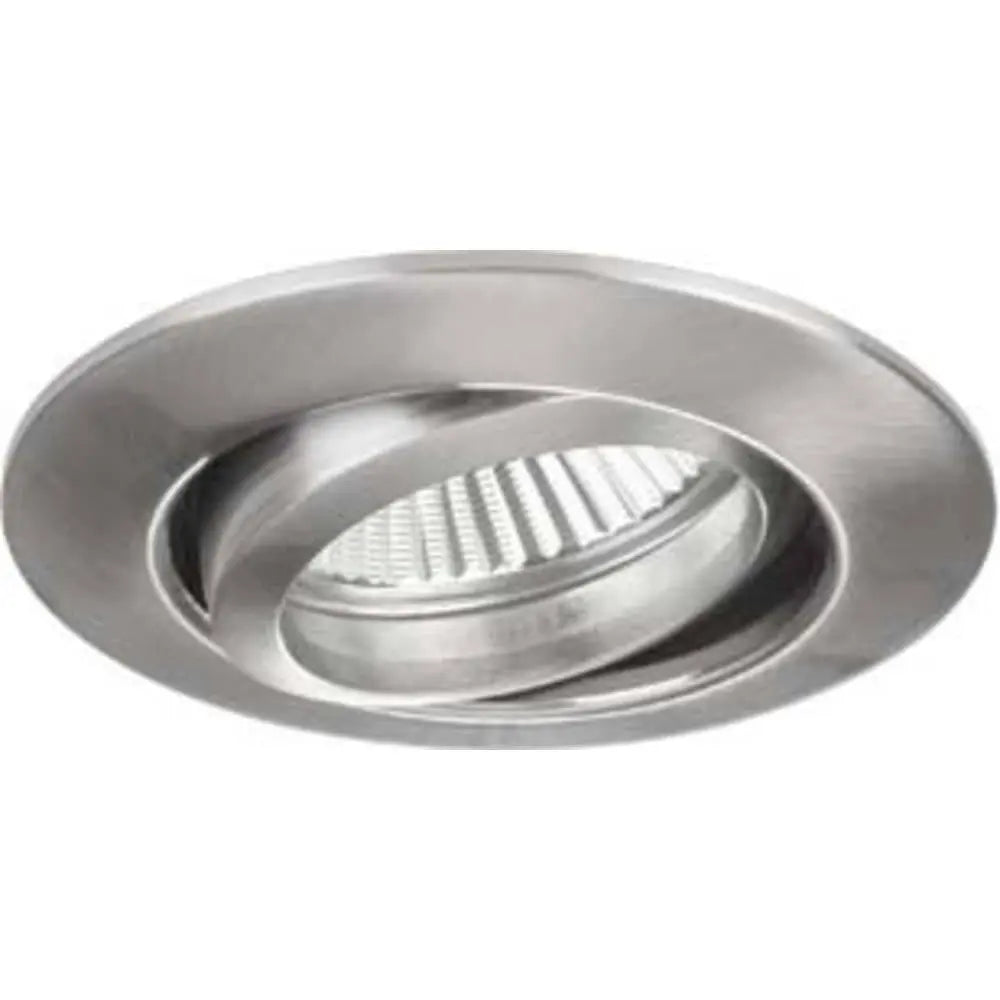 B-Ware Brumberg Einbaustrahler Gx5.3 Einbauleuchte Halogen Nv Strahler Nickel Matt 50 W - 4250047764151