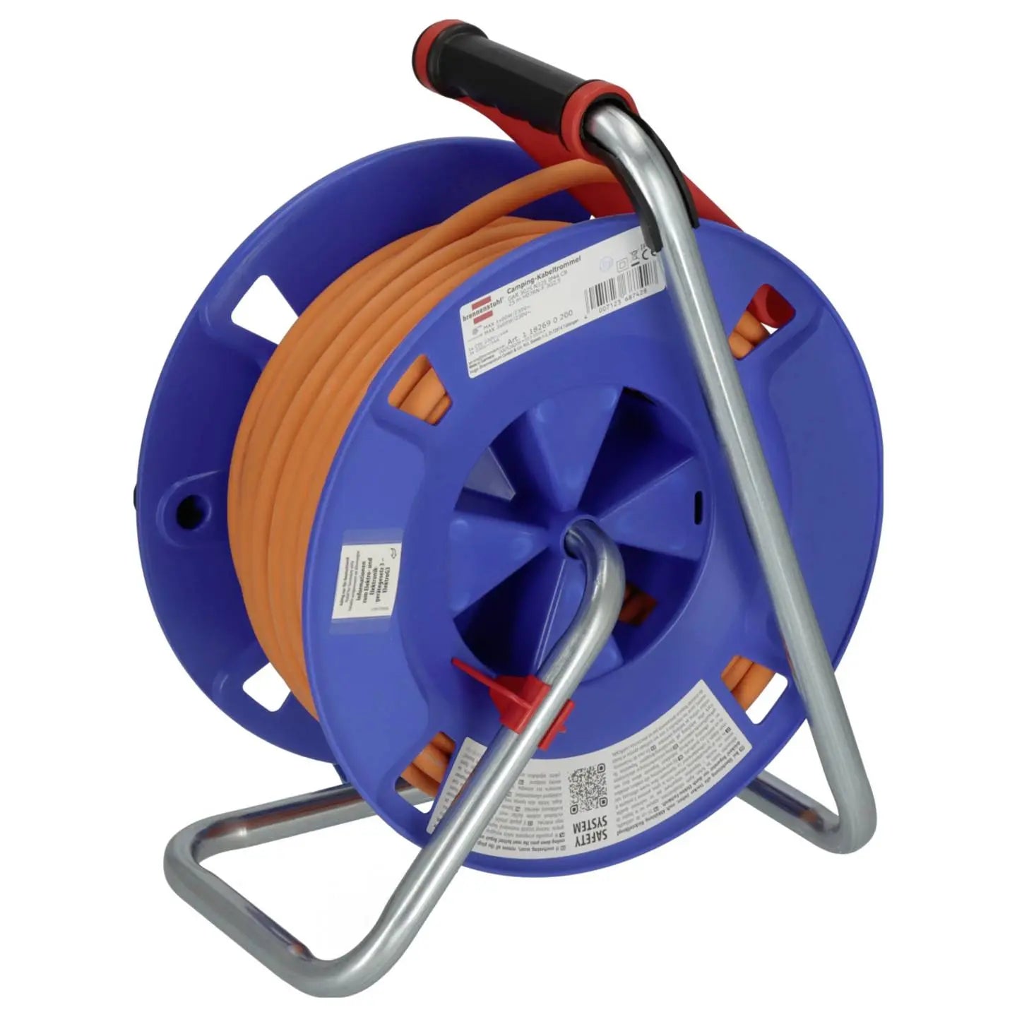B-Ware Brennenstuhl 1182690200 Kabeltrommel 25 M Orange Cee Stecker 16 A 3polig - 4007123687428