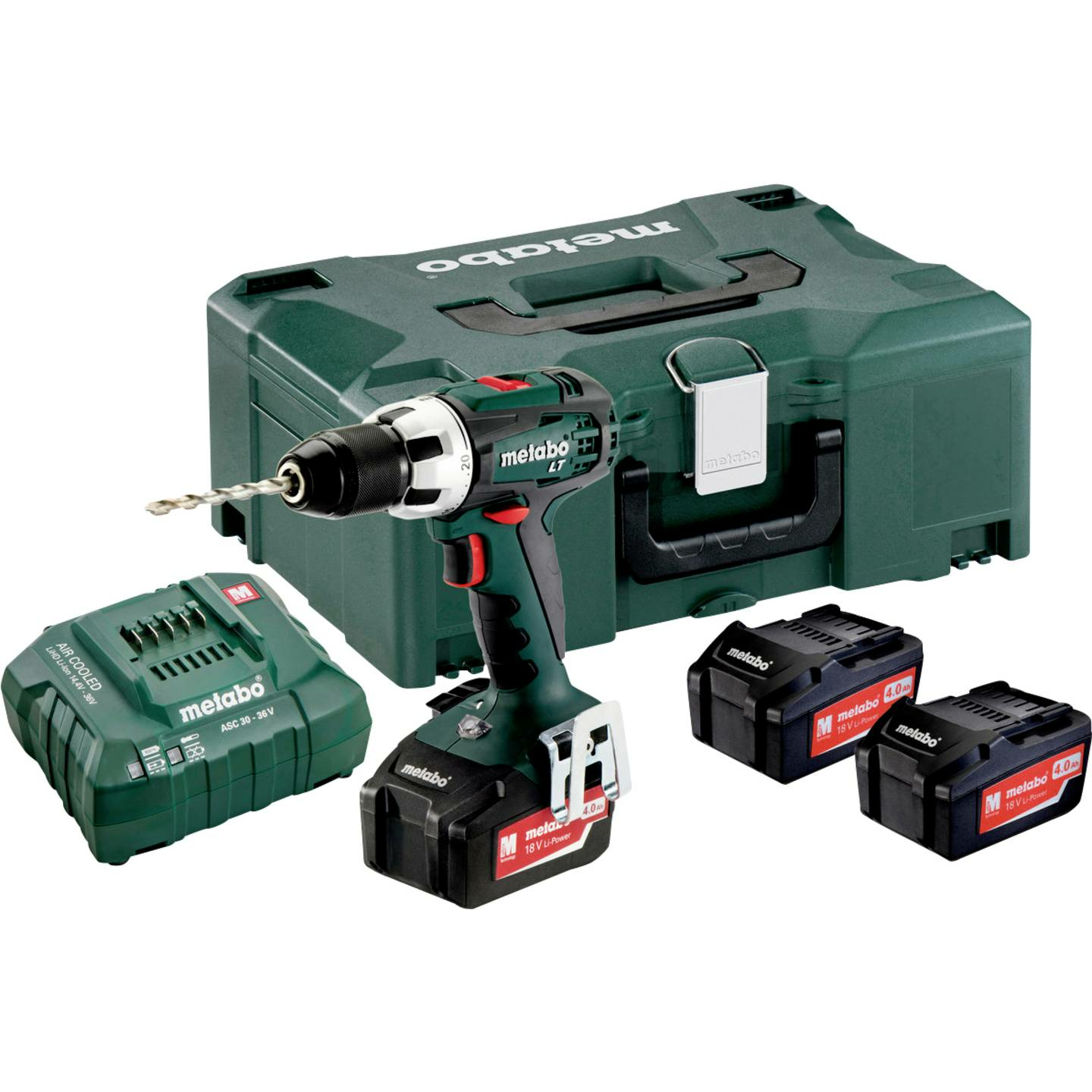 B-Ware Metabo Bs 18 Lt Set 602102960 Akku Bohrschrauber 18 V 4.0 Ah Li Ion Inkl.3 Akkus - 4007430290007
