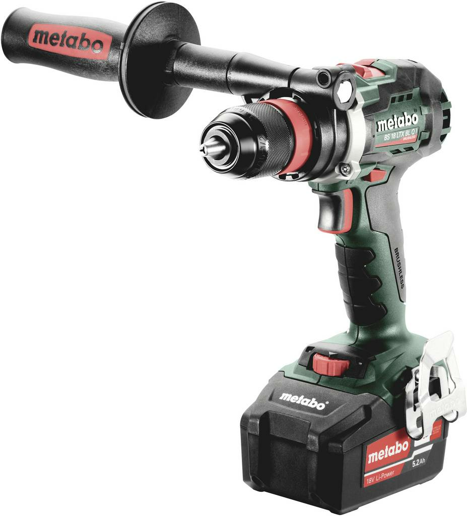 B-Ware Metabo Bs 18 Ltx Bl Q I  Akku Bohrschrauber 18 V 5.2 Ah Li Ion 2 Akkus Ladegerät - 4061792187726